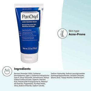 Hair panoxil de armazém de anoxil 10% 156g Facial Body Facial Panoxil Facial Cleanser Anti-Acne Face LAVE