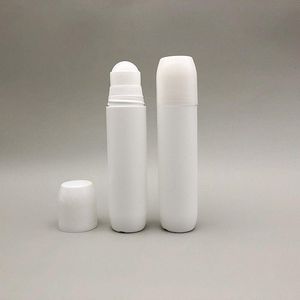 Bottiglie roll-on vuote riutilizzabili da 100 ml Bottiglia a rulli in plastica Bottiglie a sfera in plastica Riutilizzabili Contenitori deodoranti fai-da-te a prova di perdite Psetk