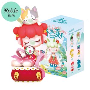 Слепая коробка роботим Rolife Nanci 24 Солнечные термины бокс -фигурки Doll Toys Stury Lady For Kids Friends 230814