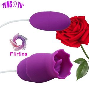 Sex Toy Massager Usb Charge Love Eggs Sucking Tongue Vibrator Nipple Sucker Body Stimulate Breast Enlarge Adult Goods for Women