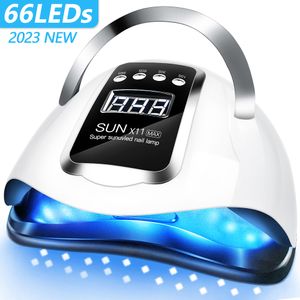 Lâmpada UV de secadores de unhas 280W para resina com 4timer estes Sun X11 Scar Smart Sensor Gel Lâmpadas atualizadas de ferramentas profissionais 230814