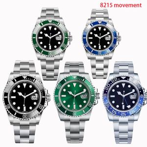 Luxury Classic Watch For Men Designer Mens Watches 8215 rörelse mekanisk automatisk rostfritt stål jubileumsarmband modewatches montre de luxe