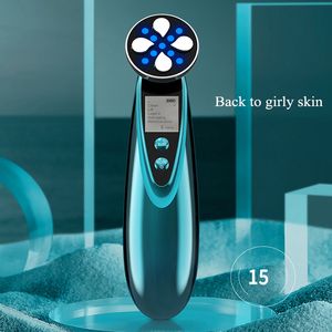 Massager Face Multifunzionale MicrocuRret Massage Beauty Strumento LED P su radio Frequenza RF Home Usa Macchina di serraggio della pelle 230815