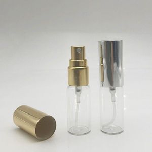 Mini fin dimma 5 ml/5g atomizer glasflaskor spray på återfyllningsbar doft parfym tom doftflaska för reseparti bärbar makeup för ACVB