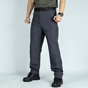 Men's Pants Quick Drying Tactical Men Military Multi-pocket Waterproof Trousers Male Summer Breathable Army Combat Cargo Pant Joggers