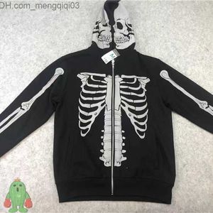 Men's Hoodies Sweatshirts Skeleton Print Kapital Hoodie Sweatshirt Multi Color Couple Vintage Hoodie Zipper Jacket Z230816