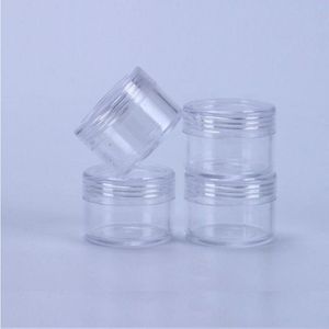 15 Gram Refillable Small Plastic Screw Cap Lid with Clear Base Empty Plastic Container Jars for Nail Powder Bottles Eye Shadow Containe Dmrf