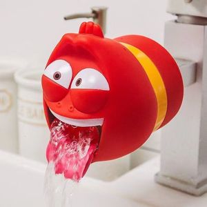 Halloween Toys Anime Larva Faucet Antisplash Cute Insects Yellow Red Worm Toy Toilet Kitchen Cartoon Tap Water Flower Shower 230815
