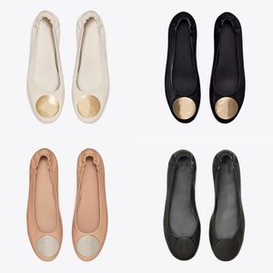 Designer T B Claire Ballet Flat Shoes Womens Dress Shoes Boarding Shoes Dance Shoes Driving Shoes Casual Shoes Soft Sheepskin Rubber Loafers