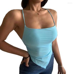 Yoga Roupet Women Running Built in Shelf Bra Irregular Vest Compression Strappy Fitness Sleesess Workout Tops Tops