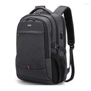 Rucksacklaptop für Männer 17.3'large Kapazität USB Port Bag Business Oxford Wear-Resistant Water of Water of Washerd Travel