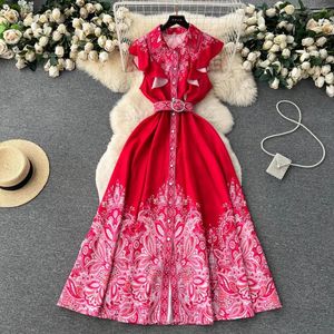 Vestidos casuais Vestido de escritório formal de mulheres chiques e elegantes, com colar de gola colar