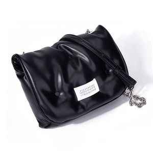 2024 Luxo Margiela Chain Totes Mens Clutch Bags Designer Moda Genuína Couro Lambskin Travel Womens Lady Cross Body Sling Bolsas Carteiro Bolsa Bolsa de Ombro