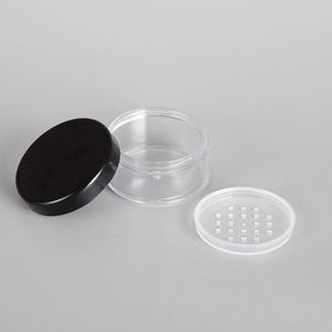 30G 30ML Empty Loose Powder Case, Plastic Makeup Jar Travel Kit, 1Oz Cosmetic Jars Containers With Sifter Lids Lmpls