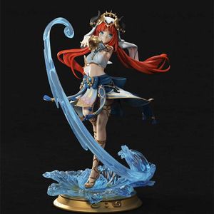 27см Genshin Impact Nilou Figure Anime фигурные фигурки Сексуальная статуя костюм Костюм кукол Стол Стол Стола модель GK Toys Gift T230815