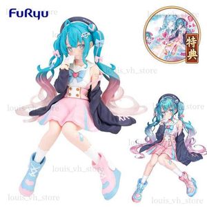 Original Furyu Hatsune Anime Figura Love Sailor Noodle Stopper Dolls Azione Figurina Modello di giocattoli per Girl Gift T230815