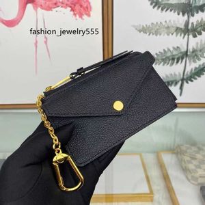 Keychains Lanyards Mode Keychains Kartenhalter Rekto Verso Womens Mini Zippy Wallet Coin Taschengürtel Charme Schlüssel Beutel Pochette Accessoires 69431 LPO05