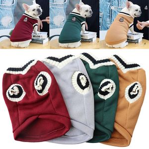 Dog Apparel Pet Knitted Sweater Winter Warm Dog Clothes For Small Medium Dogs Puppy Cat Vest Chihuahua French Bulldog Yorkie Coat Outfit 230814