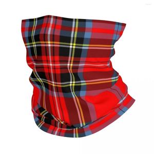 Szaliki Stewart Royal Modern Tartan Checkered Bandana Gaiter Gaiter Drukowane Baliaclavas Wrap Scalf Outdoor Head Mande Curing