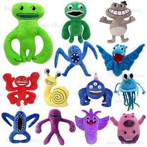 In Stockgarten von Plush Toy Game Doll Green Jumbo Josh Monster Soft Stoffed Animal Halloween Weihnachtsgeschenk für Kid Toy T230815