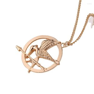 Hänge halsband mode punk stil mockingjay halsband film smycken