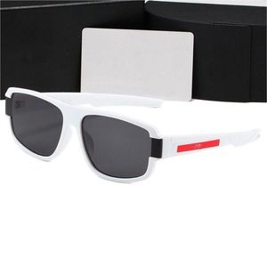 Designer di occhiali da sole di moda per occhiali da sole in bicicletta da uomo uomo donna unisex Brand Glaces Beach Polarized Black White Color Omplani da sole di alta qualità