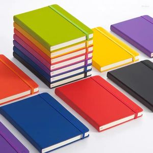 Notebook Diary Agenda Notepad Elastic Binding Business Sketchbook Stationery Writing Pads Office School Supplies