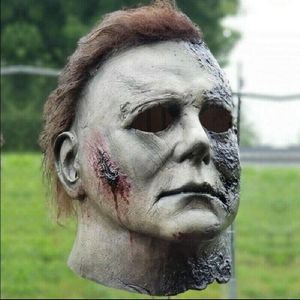 Party Masks Bulex Michael Myers Mask 1978 Halloween Movie Latex Mask Realistic Horror Mask Scary Cosplay Mask Costume Party Mask 230814