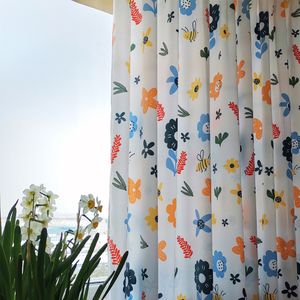 Sheer Curtains Curtain finished product hook type special price semi shading clearance treatment rental room small short curtain bedroom 230815