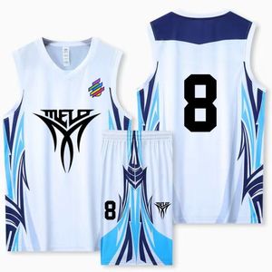 Outdoor T-Shirts Oversized Kids Men Basketball Jersey Set Quick-dry Breathable Youth College Professional Training Basketball Uniforms Clothing 230815