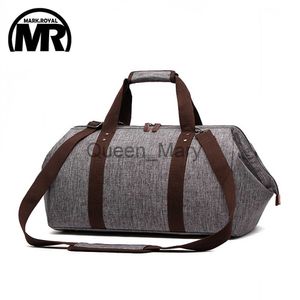 Duffel Torbalar Markroyal su geçirmez seyahat çantası büyük kapasite bagaj çantası iş el çantası üzerinde taşıma büyük açılış tasarımı duffle çanta damlası j230815