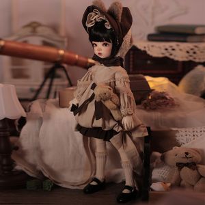 Dolls Joybjd Niki Bjd Puppe 16 Fullset 29 cm Anime Figur Yosd Harz Multifunktionaler europäischer Waldhandspielzeug DIY Geschenk 230815