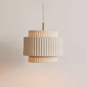 Pendant Lamps 2023 Nordic Handmade Resin Hanging Lights Japan Style Modern Personality Indoor House Living Kitchen Lamp Decoration