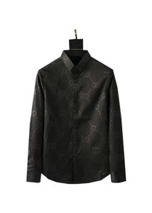 2023 camisa masculina luxurys designers masculinos casuais shirtsa sirtsa clássica masculino de vestido de manga longa marca de manga longa mola m-3xl#01 815024257