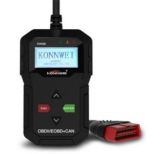 OBD2 SCANNER UNIVERSAL OBD II CAN DIAGNOSTIC SCANNER CAR MOTOR FAULT CODE Reader-Scan Tool för Check Engine Light KW590 med O2 S218P