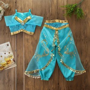 Clothing Sets 4-8 Years Lovely Kids Baby Girls Princess Cosplay Clothing Sets Cartoon Characters Fancy Dress Cosplay Costume Party Outfits