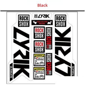 مجموعات الدراجات MTB ملصقات شوكة الأمامية Rockshox Racing Road Dealcle Scaling DIY Protect Protect Colorf Film Kit Accessorie DH6XJ