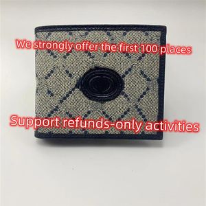 High-end leather designer short wallet men's and women's new certificate credit card lipstick key bag fashion small exqu286b