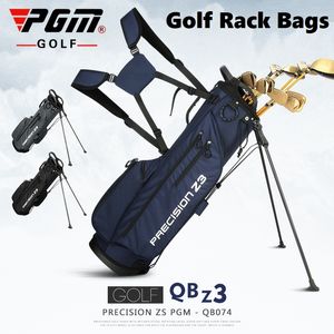 Golfväskor PGM Portable Golf Rack Bag med hängslen Stand Stand Stöd Lätt golfväska Anti-friktion Golfande män Kvinnor Gun Package 230814