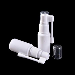 Atomizzatore nasale portatile con spruzzatore con rotazione di 360 gradi nebulizzatore per pompa nasale in plastica bianca Flaconi spray naso vuoto 10 ml Mecle