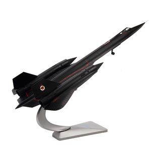 Aeronave Modle 1/72 Liga da escala Strategic Reconnaissance Aircraft SR-71 Aérea dos EUA SR71 Blackbird Model Fighter Toy Children Gift Collection 230815