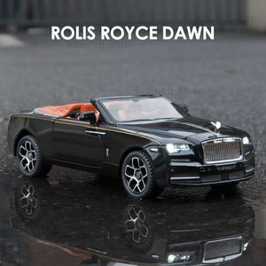 1 24 Rolls Royce Dawn SPOFEC Model Model samochodowy Diecasts Metalowe odlewanie dźwięk i lekkie zabawki samochodowe do pojazdu LDREN T230815