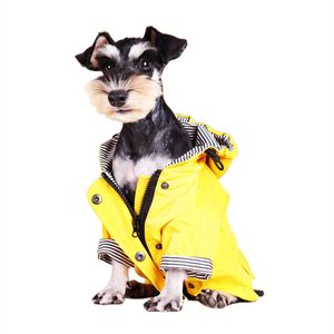 Dog Apparel Pet Raincoat for Small Medium Dogs Waterproof Puppy Clothes Fashion Cool Jacket Coat Windproof Outfit Supplies 230814