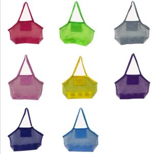 DesignerLarge Capacity Sand Away Beach Mesh Bag Pouch Pouch Barn Toys Shell Towl Net Organizer Totezz