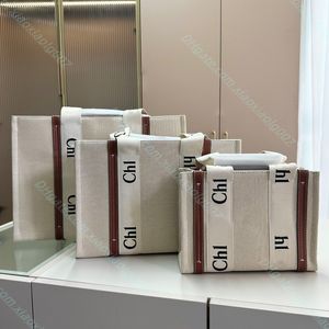 5A hochwertige Einkaufsbetriebs -Feiertags -Umhängetaschen Achselbeutel Frau Handtasche Leinwand schräge Handtaschen schwarzbrauner Griff mittelgroß und kleiner Einkaufstaschen