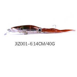 Pesca per pesci per maniche 14 cm 40 g di squop squid esca Trolling di plastica duri Trolling Bionic Artificiale ZZ ZZ