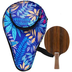 Table Tennis Sets Table Tennis Racket Bag Gourd Racquet Pingpong Paddles Bag Colorful Table Tennis Racket Case Wear-resistant Paddle Pouch 230815