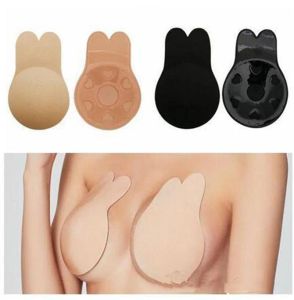 Lady Push Up Bh Strapless Invisible Bra Self Lime Silicone Nipple Cover Stickers Rabbit Ear Cisterlifting Stickers Lyfting Chest Stickzz