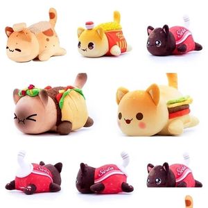 Stuffed Plush Animals Coke French Fries Burgers Bread Toy 25Cm 220617 Drop Delivery Toys Gifts Dhqnz