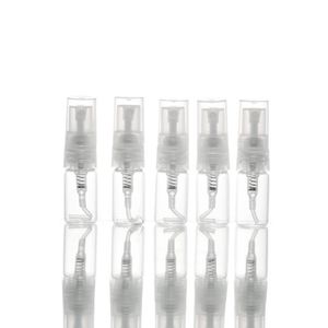 2 ml återfyllningsbar atomizer 2cc mini eterisk olja parfym prov tom pump spray glasflaska vaoas